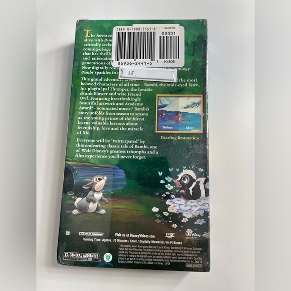 Bambi Platinum edition VHS brand new - Picture 2 of 2